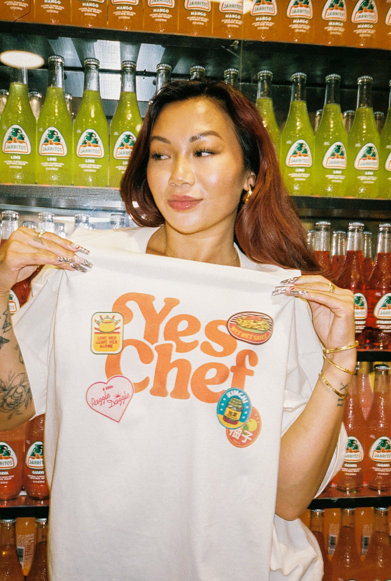 Produce Stickers Oversized T-Shirt