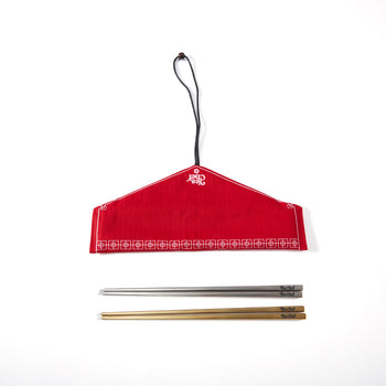 Yes Chef® Chopstick Set – Gold & Silver with Carrying Case