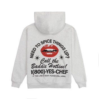 Baddie Hotline Zip Up Hoodie